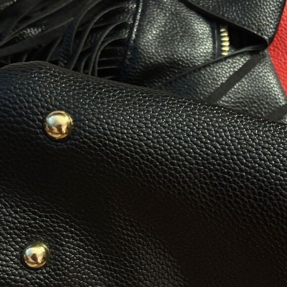 FRINGE MOTORCYCLE JACKET BACKPACK/HANDBAG - Picture 6 of 7